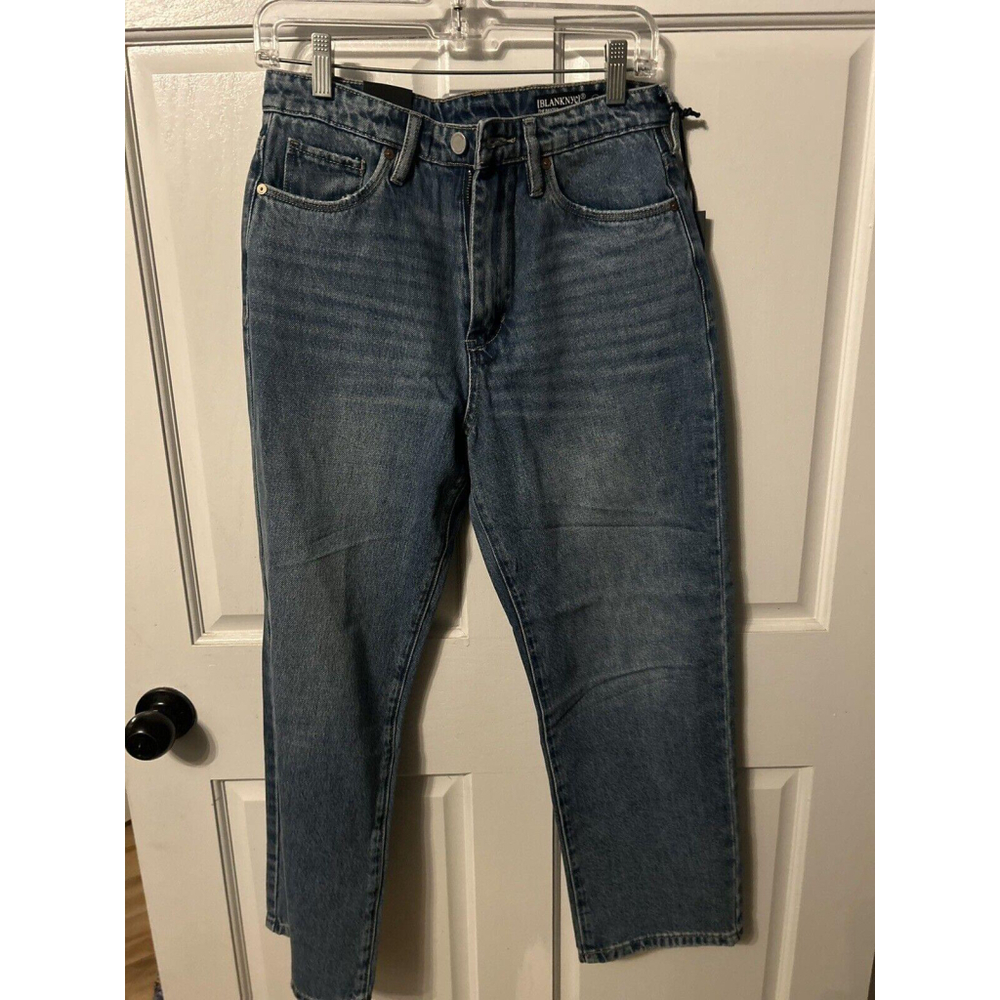 Blank NYC The Baxter Size 28 Washed Blue Rib cage Straight